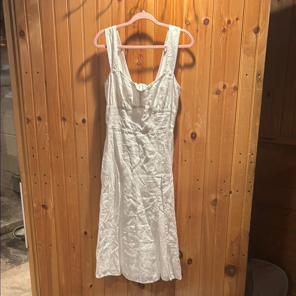 REFORMATION seaside linen midi dress - www.joarbit.com